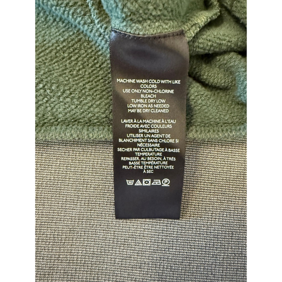 Women's Pilcro Sweatshirt bubble sleeves in green oversized S/M - Picture 8 of 10